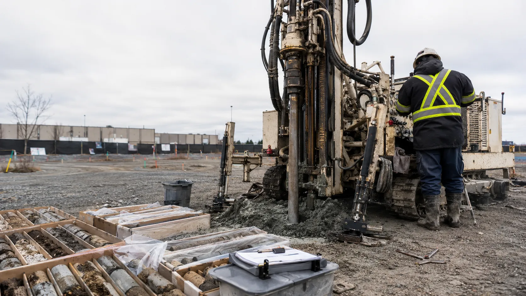 Geotechnical Drilling, completed by Harrowgate Group