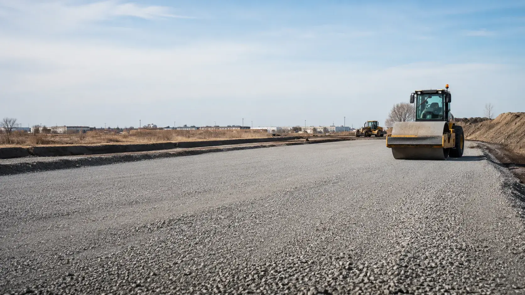 Granular Base and Subgrade Prep in Brampton, Ontario, completed by Harrowgate Group