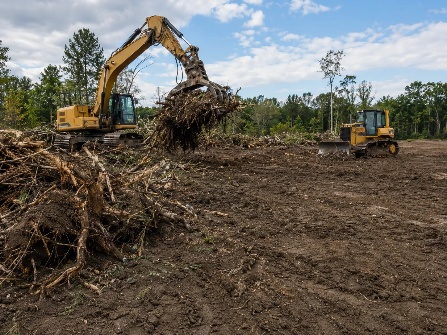 Specifications and acceptance for grubbing by Harrowgate Group