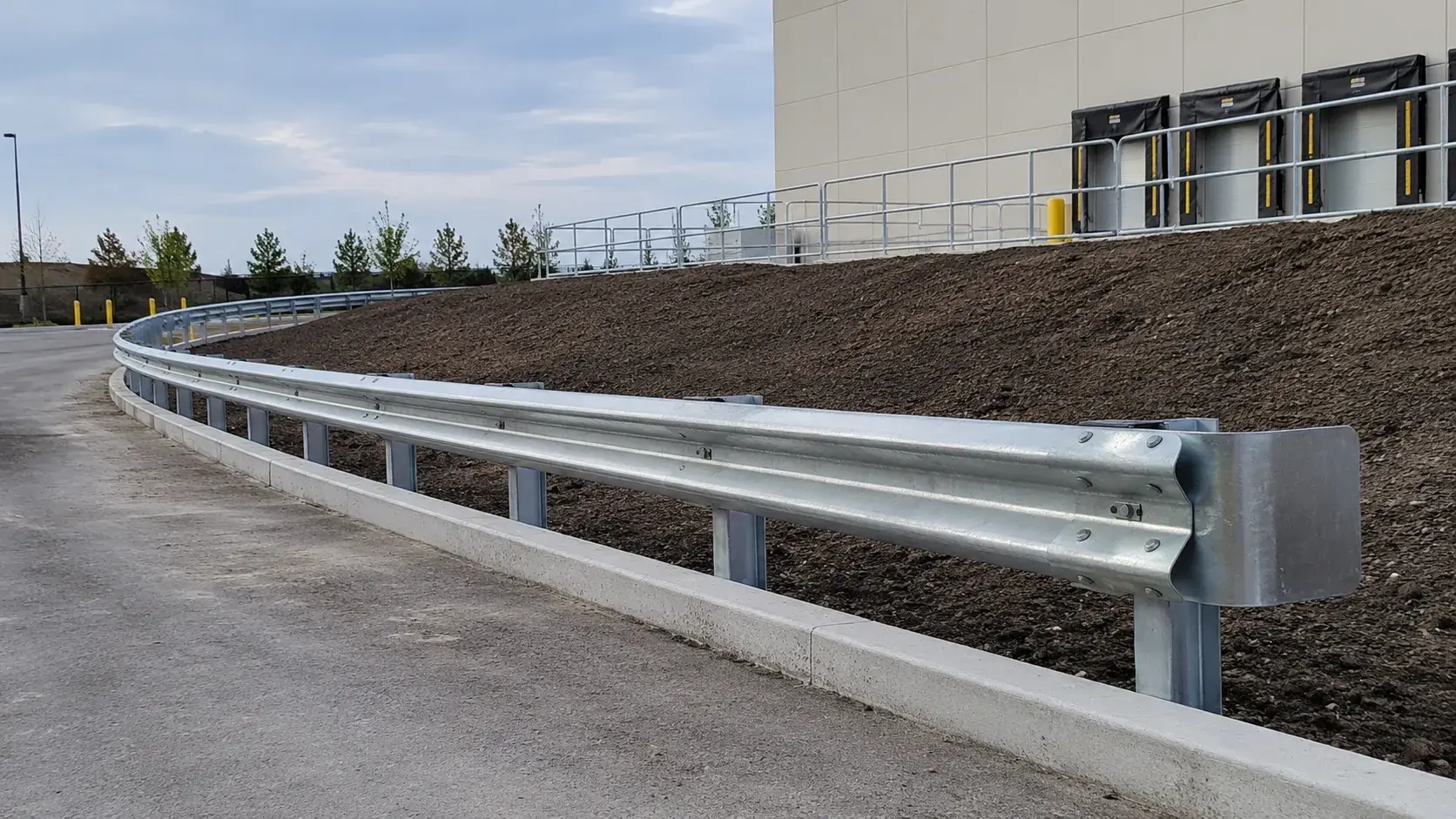 Guardrail and Guide Rail Installation in Markham, Ontario, completed by Harrowgate Group
