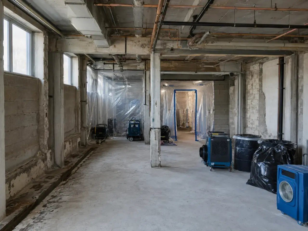 Completed Hazardous Materials Abatement installation in Markham by Harrowgate Group