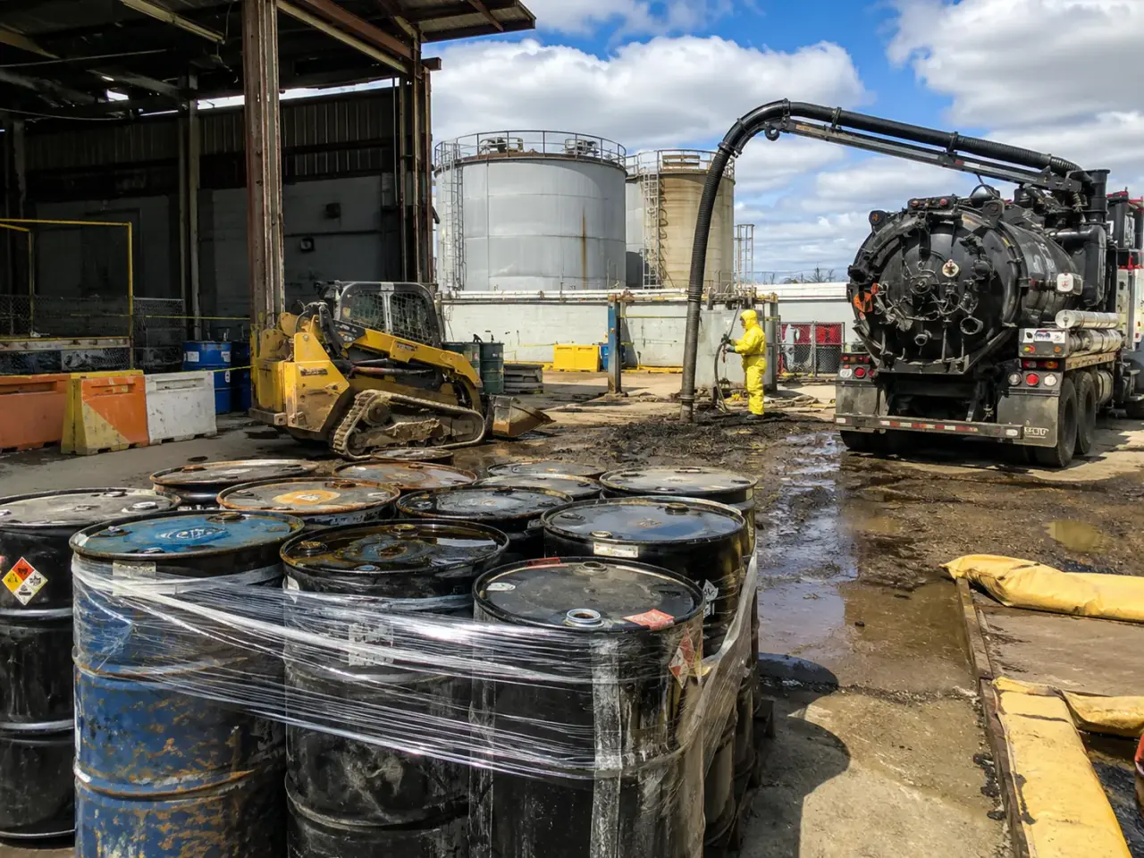Completed Hazardous Waste Removal installation in Markham by Harrowgate Group