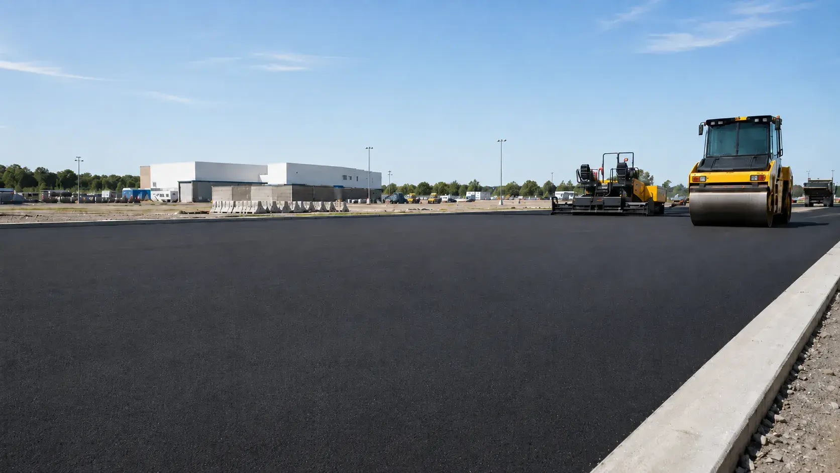 Heavy Civil Outdoor Paving in Caledon, Ontario, completed by Harrowgate Group