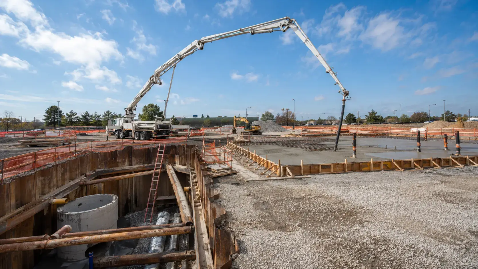 commercial and heavy-civil construction, completed by Harrowgate Group