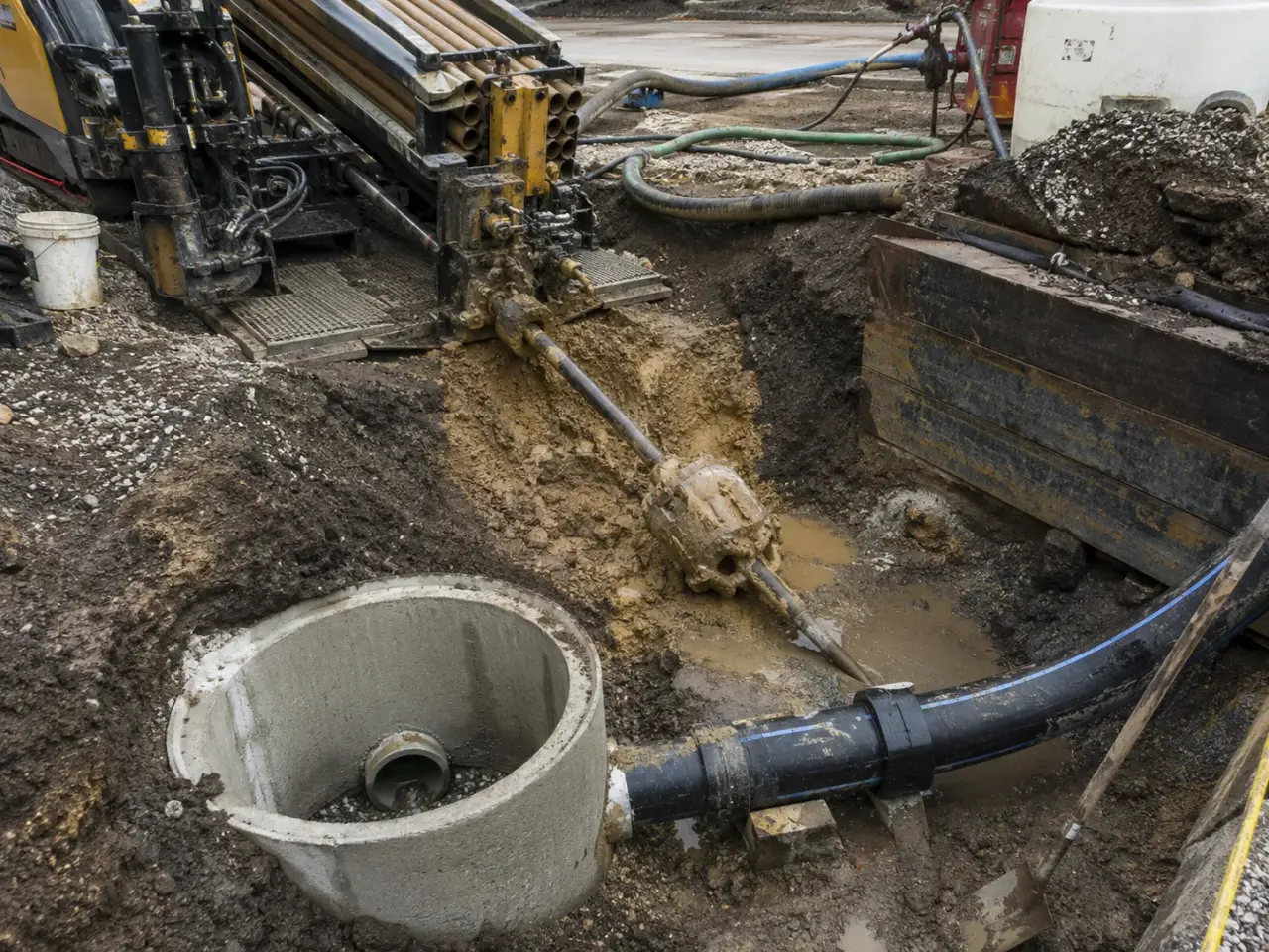 Horizontal Directional Drilling in Ajax being built and completed on site by Harrowgate Group
