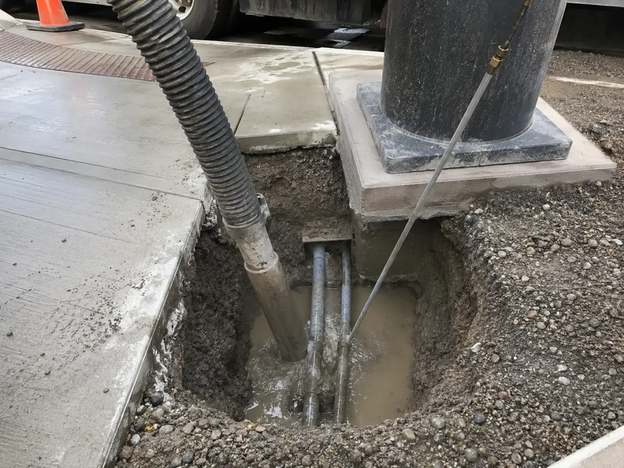 Hydro Excavation in Milton being built and completed on site by Harrowgate Group