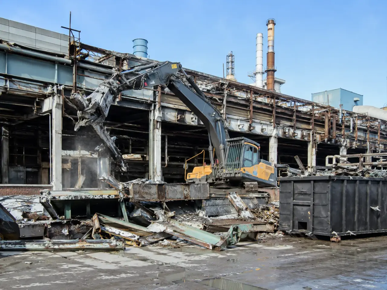 How we demolish industrial facilities by Harrowgate Group