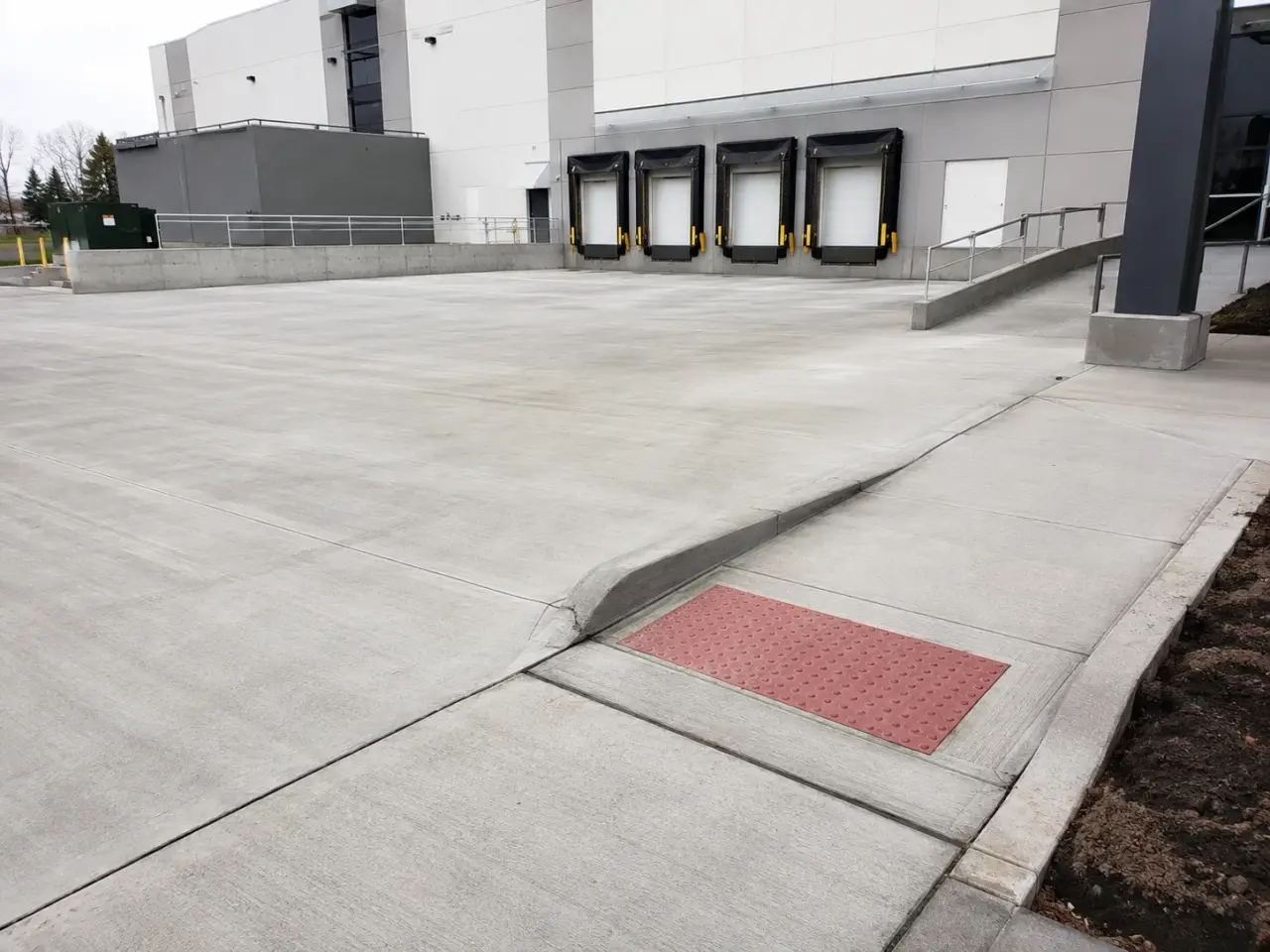 Industrial Facility Concrete Packages being built and completed on site by Harrowgate Group