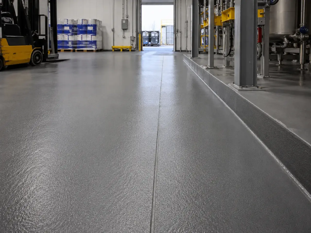 Industrial Floor Coatings being built and completed on site by Harrowgate Group