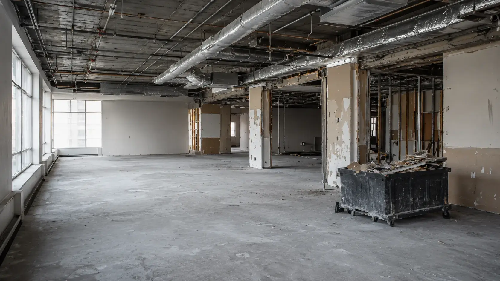 Interior Demolition and Strip-Outs, completed by Harrowgate Group