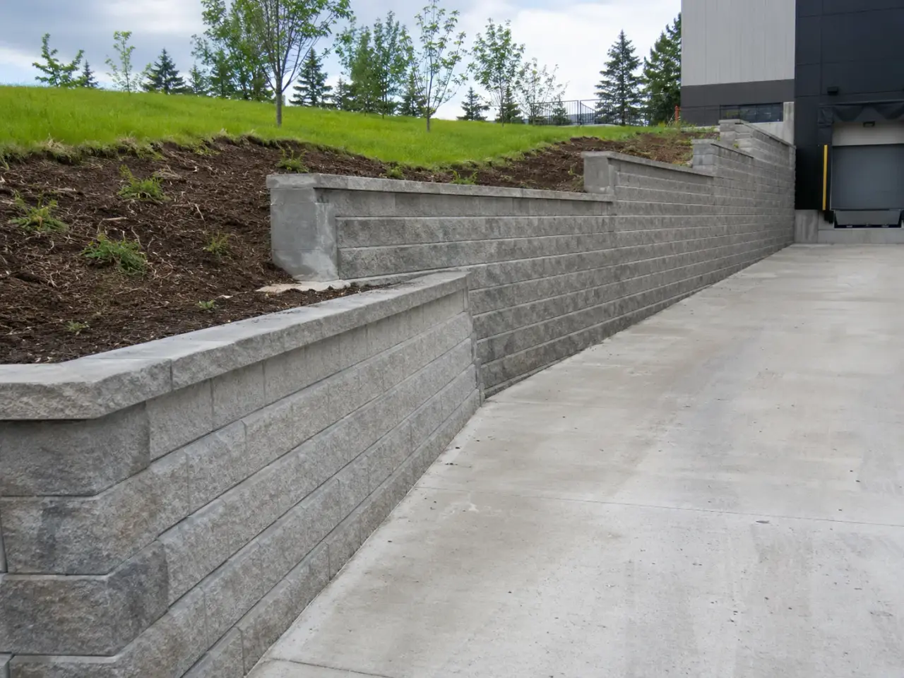 How we construct retaining walls by Harrowgate Group