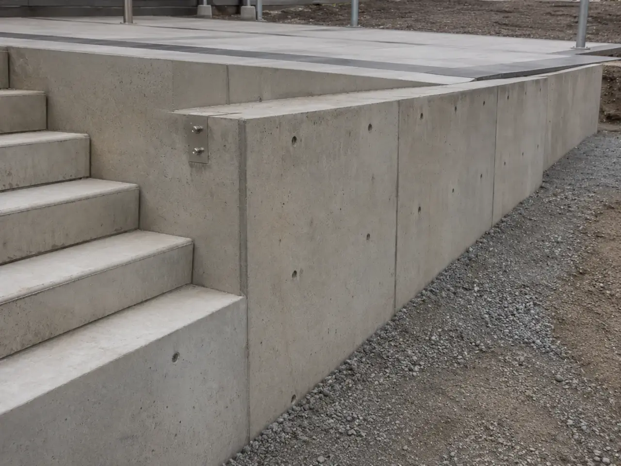Landscape Retaining Walls in Pickering being built and completed on site by Harrowgate Group