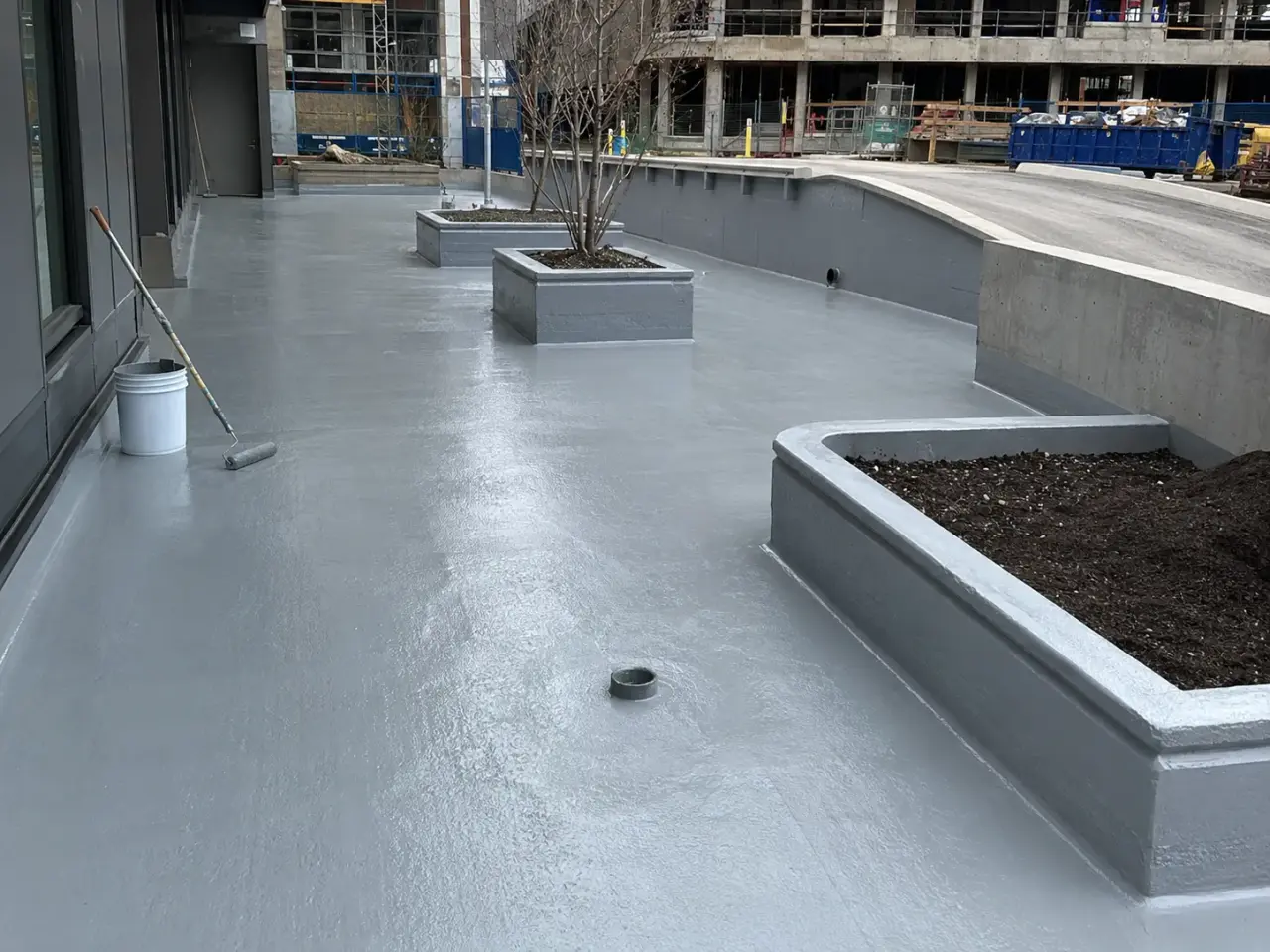 How we install liquid waterproof membranes by Harrowgate Group