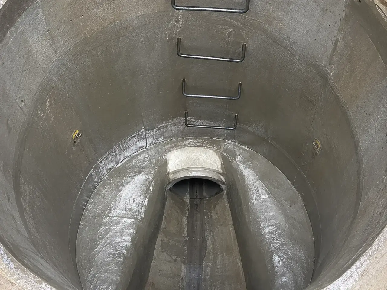 Manhole Rehabilitation being built and completed on site by Harrowgate Group