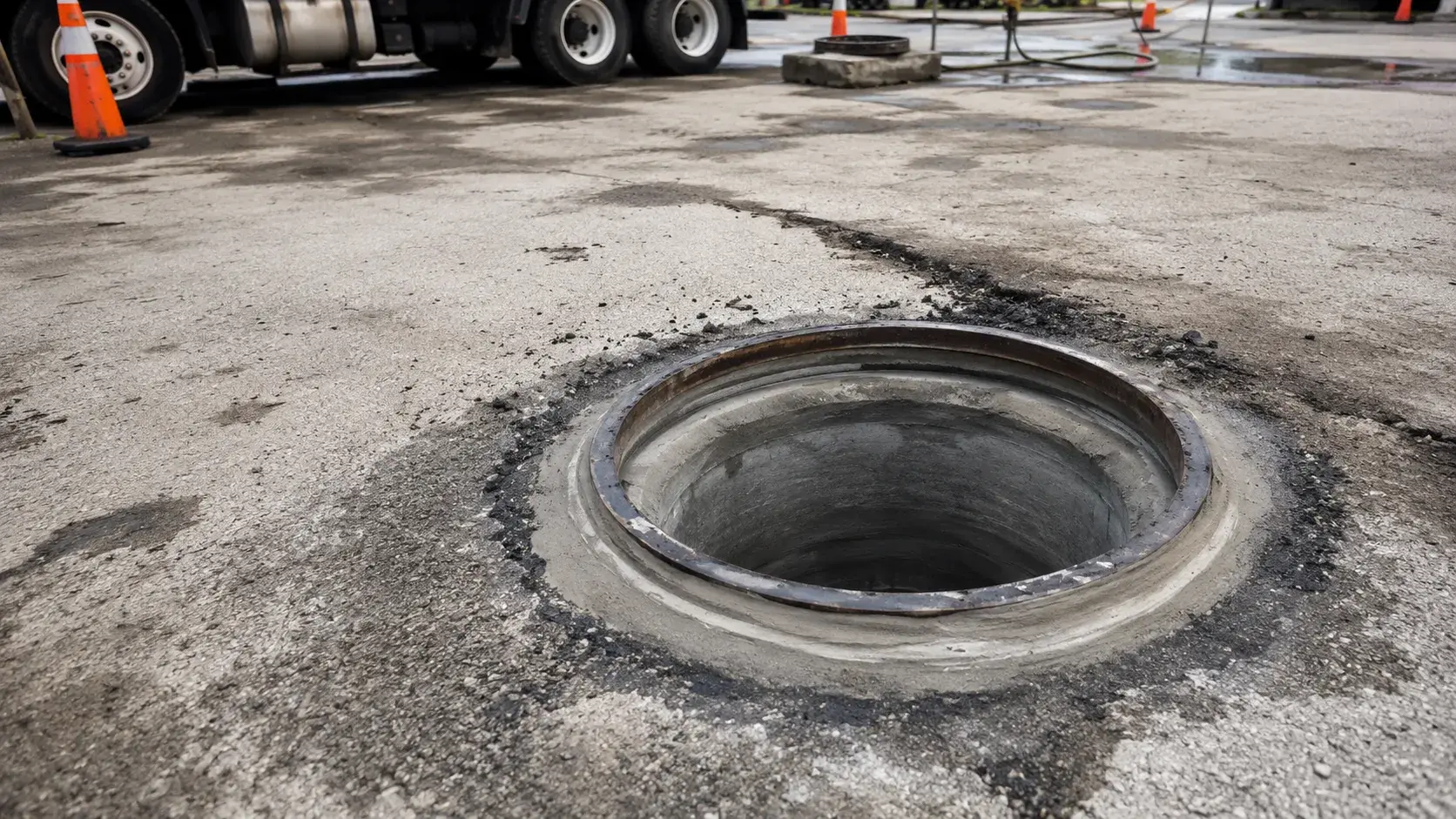 Manhole Rehabilitation, completed by Harrowgate Group