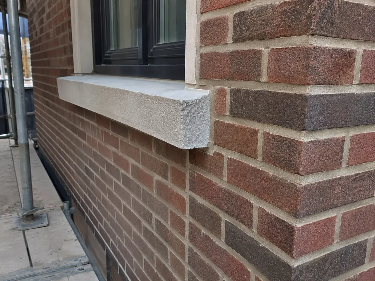 Masonry and Restoration Masonry being built and completed on site by Harrowgate Group