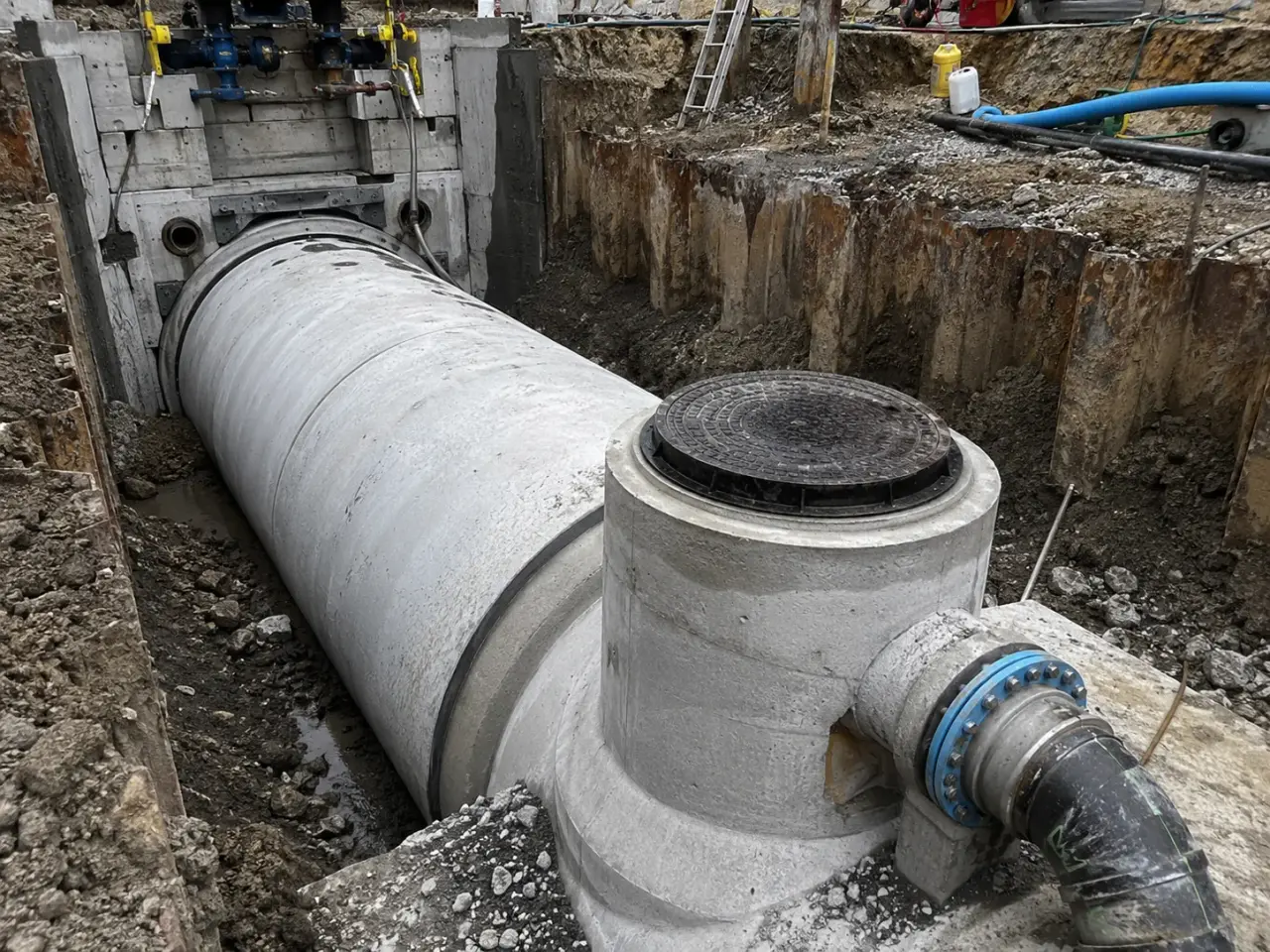 Microtunnelling and Pipe Jacking in Newmarket being built and completed on site by Harrowgate Group