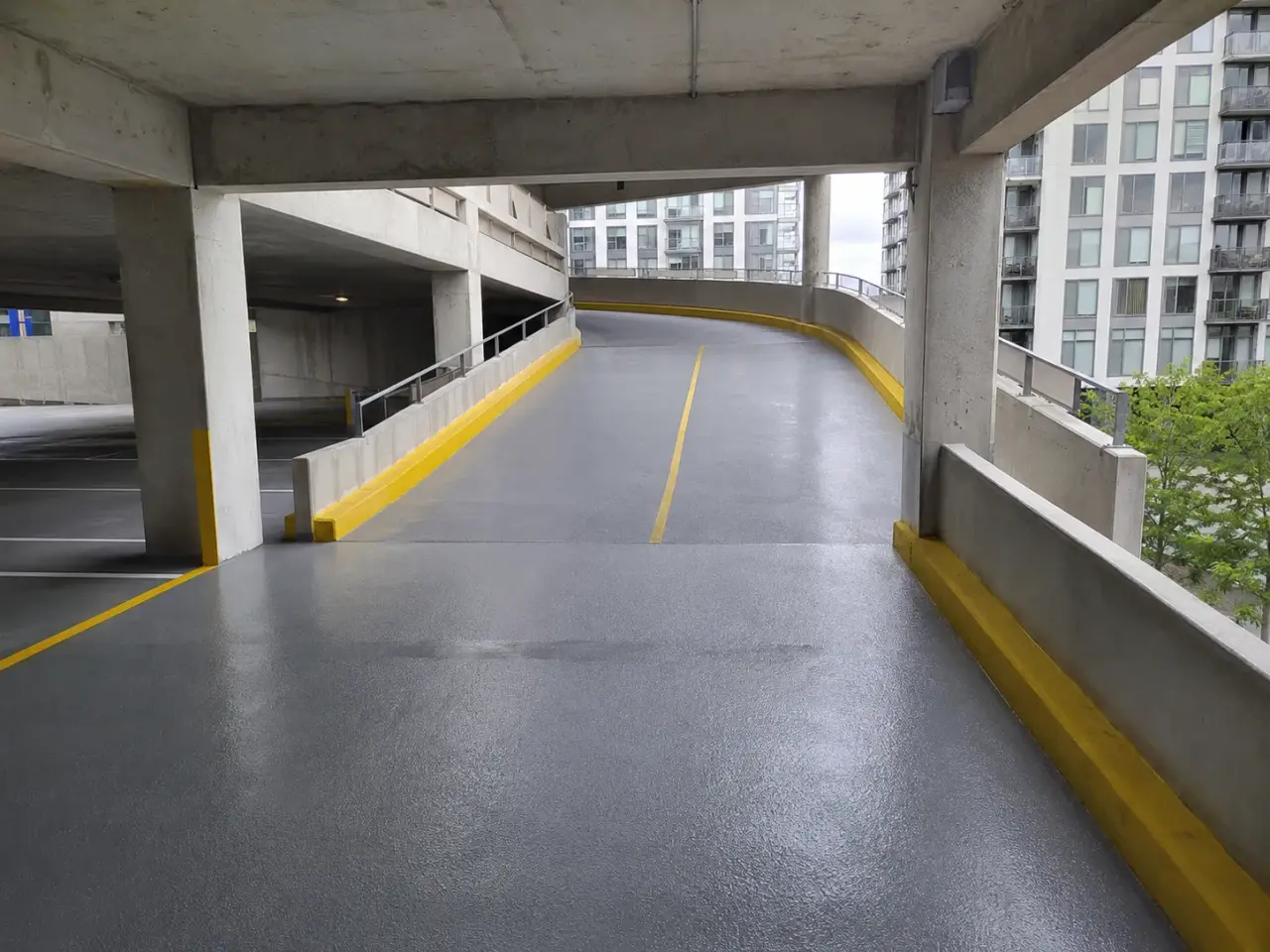 How we install parkade traffic coatings by Harrowgate Group