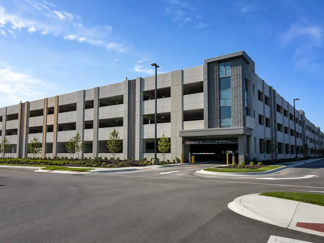 Parking Structure Construction in Halton Hills being built and completed on site by Harrowgate Group