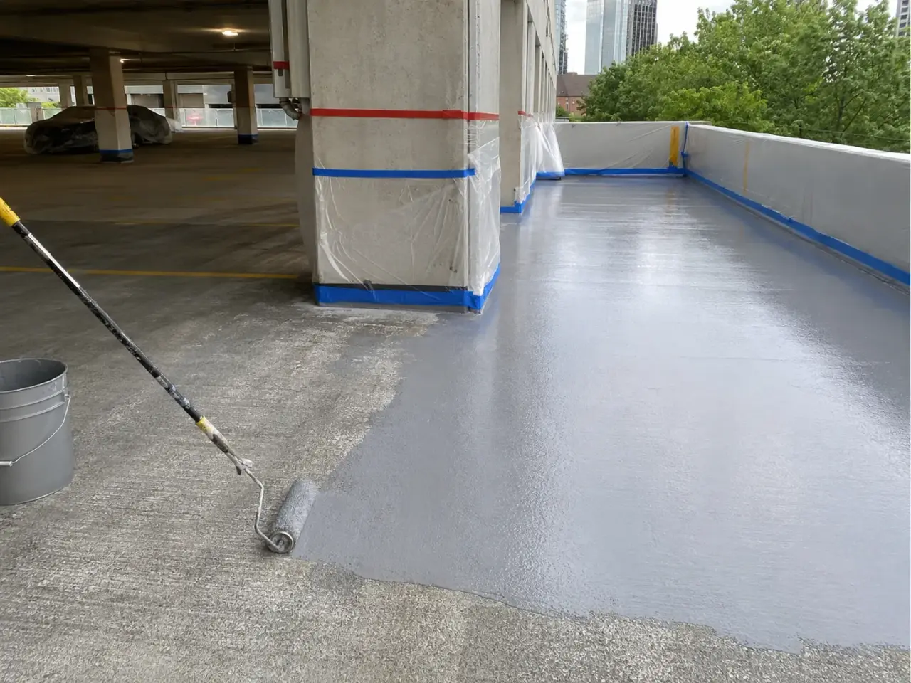 Which parking-structure repair method fits the deterioration? by Harrowgate Group