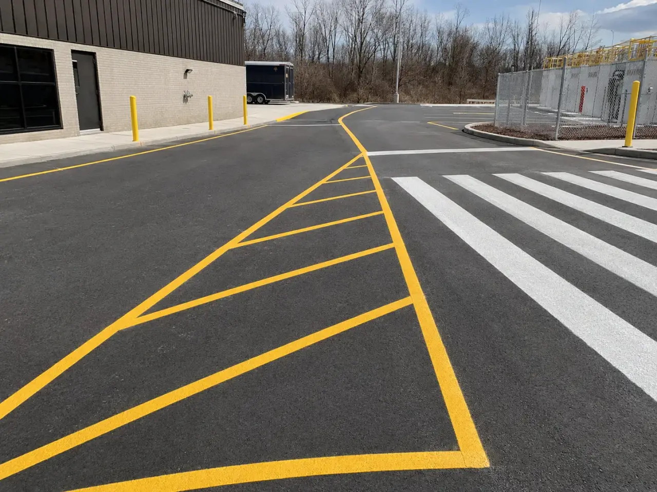 How we lay out and mark pavement by Harrowgate Group