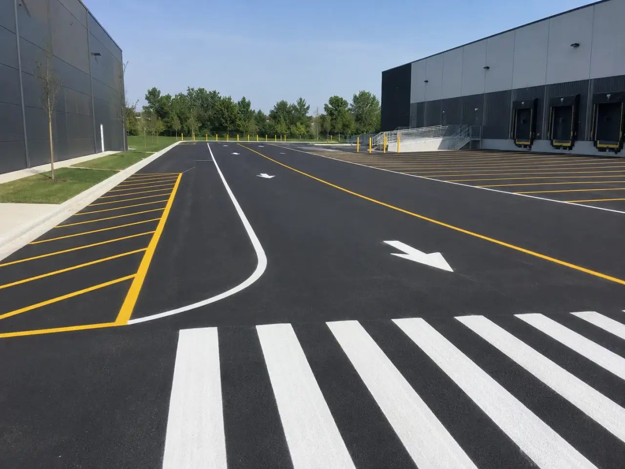Pavement Line Marking in Aurora
