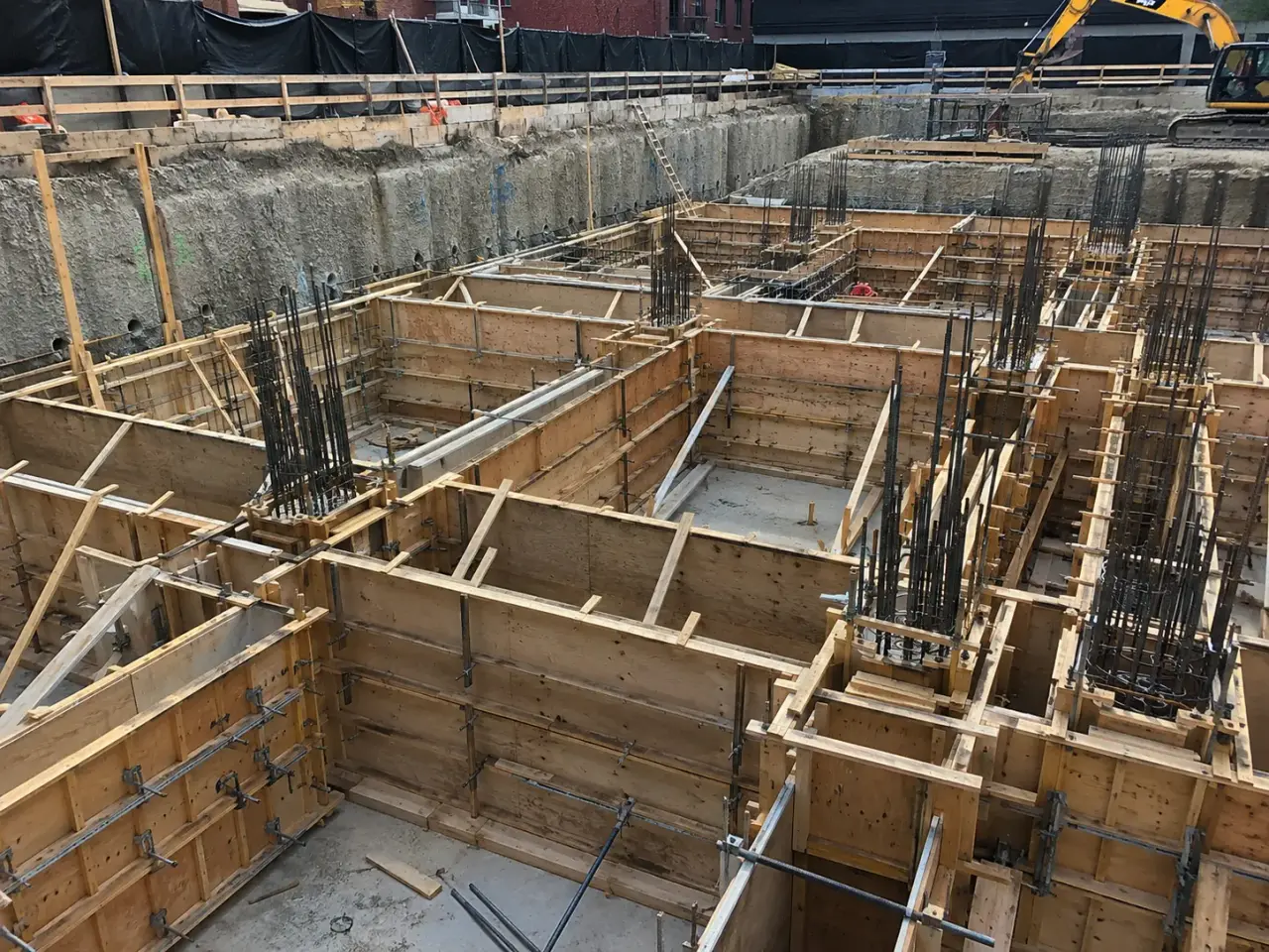 Which pile-cap and grade-beam arrangement fits the foundation? by Harrowgate Group