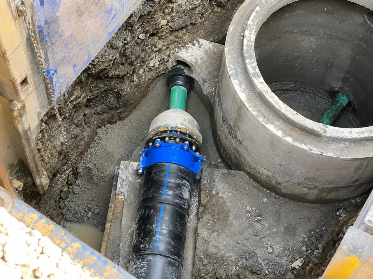 Pipe Bursting in Halton Hills being built and completed on site by Harrowgate Group