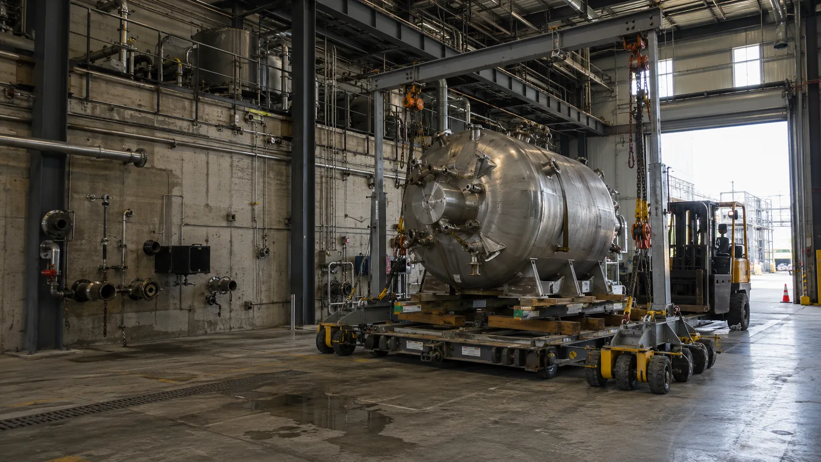 Process Equipment Removal in Aurora, Ontario, completed by Harrowgate Group