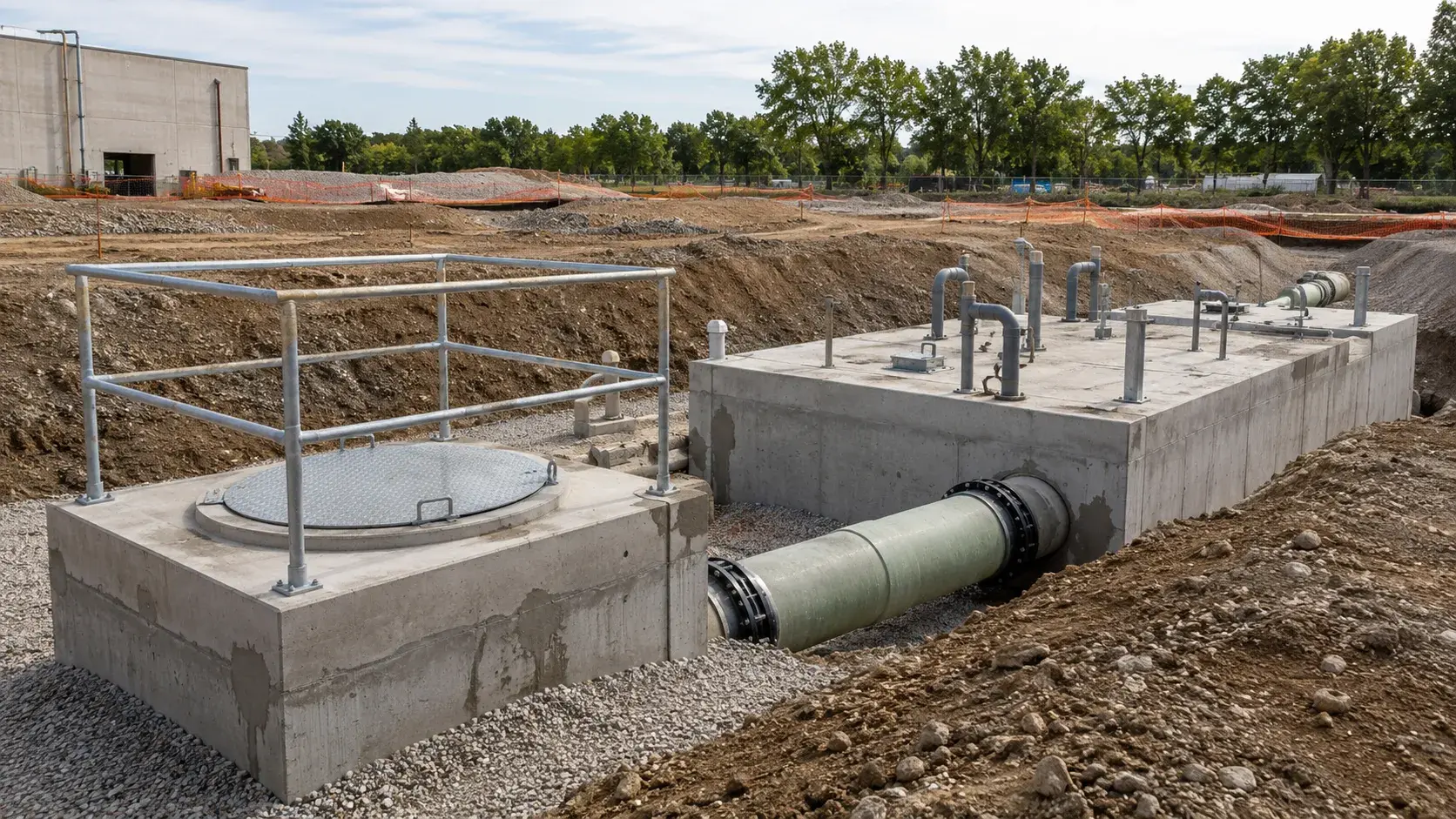 Pump Stations and Lift Stations, completed by Harrowgate Group