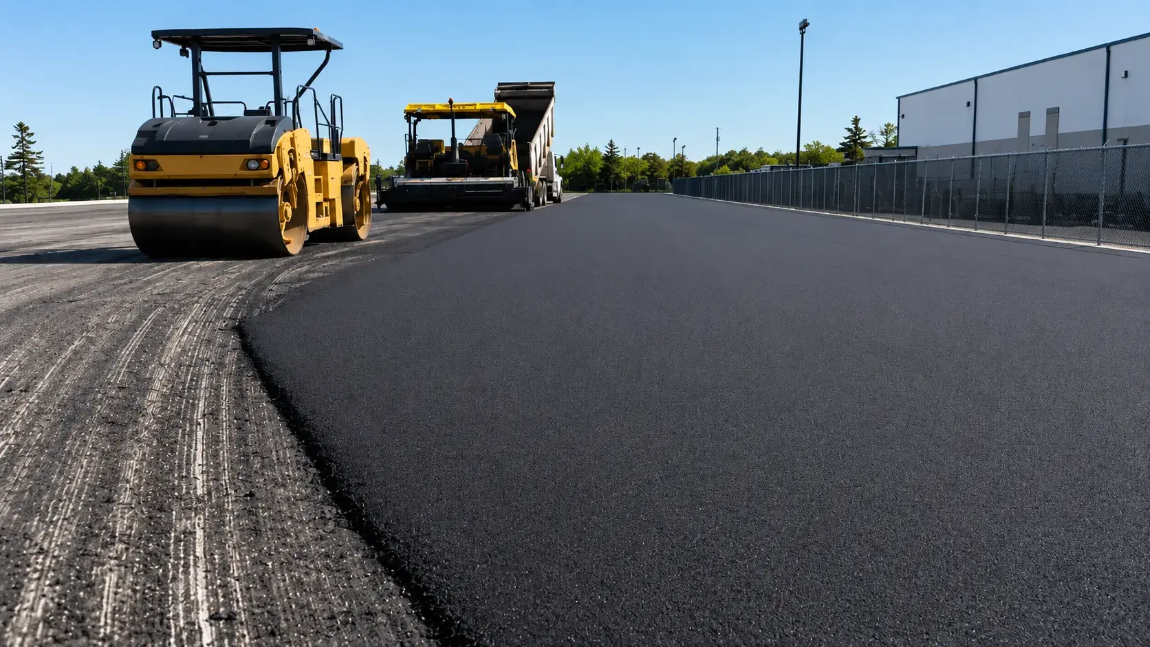 Repaving and Resurfacing in Ajax, Ontario, completed by Harrowgate Group