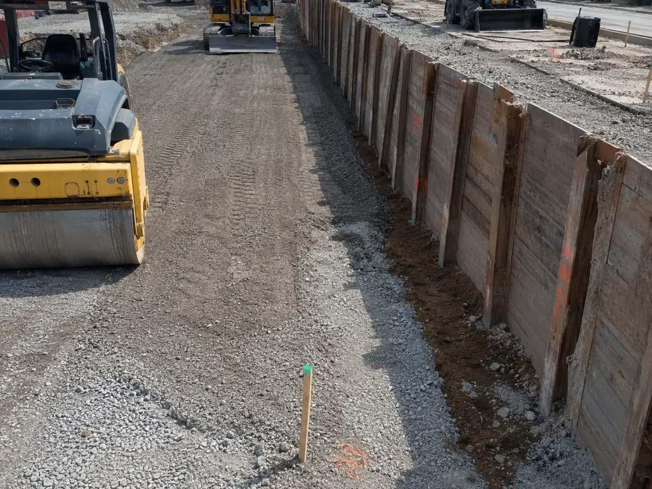 Road and Highway Construction being built and completed on site by Harrowgate Group
