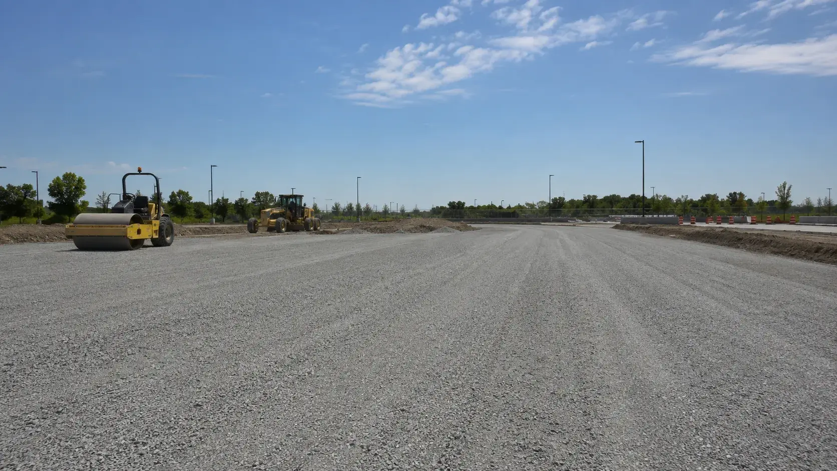 Roadworks and Pavement Base, completed by Harrowgate Group