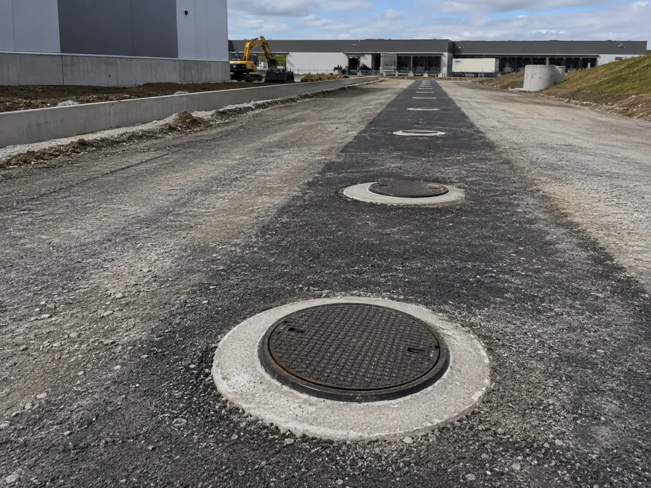 How we install a sanitary sewer run by Harrowgate Group