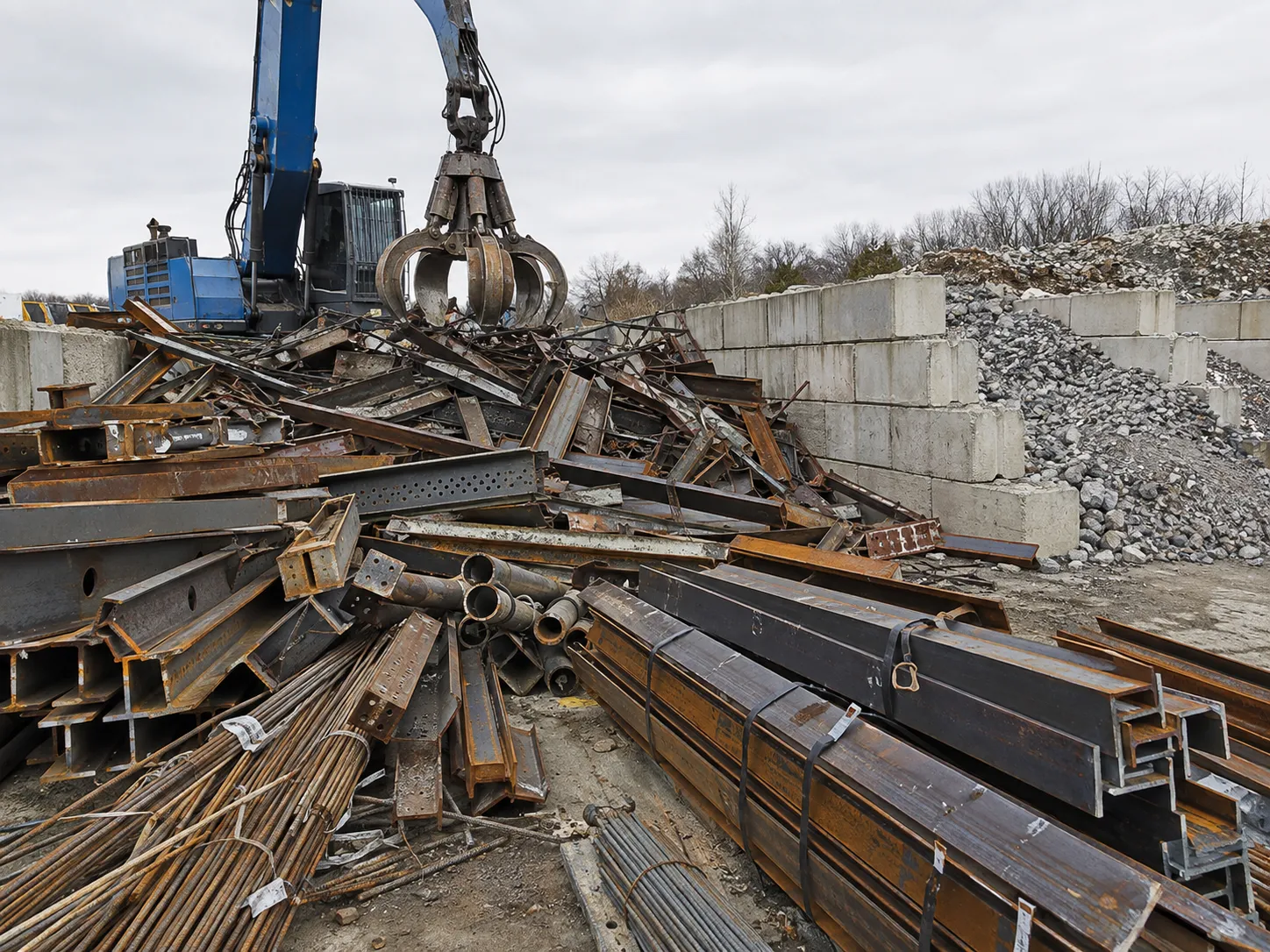Scrap Metal Recovery being built and completed on site by Harrowgate Group