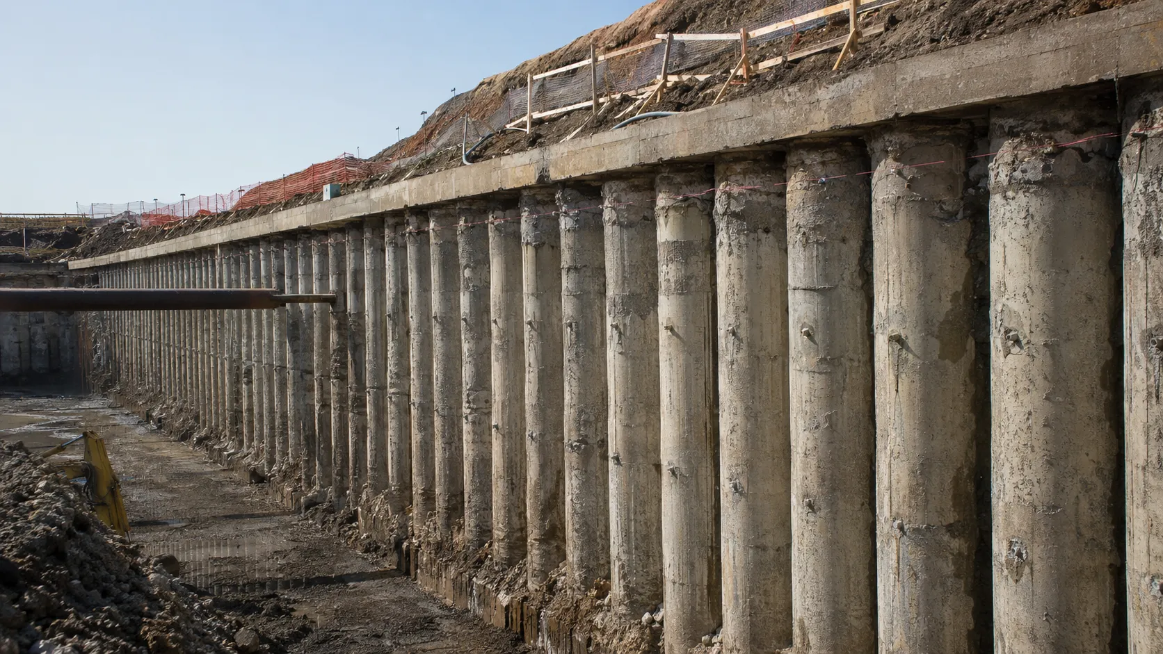 Secant and Tangent Pile Walls, completed by Harrowgate Group