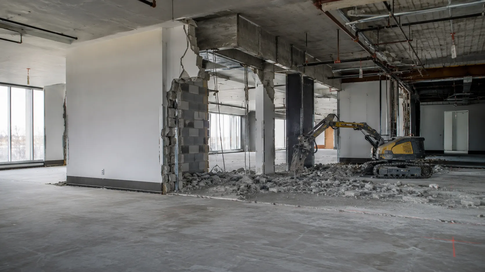 Selective Demolition in Newmarket, Ontario, completed by Harrowgate Group