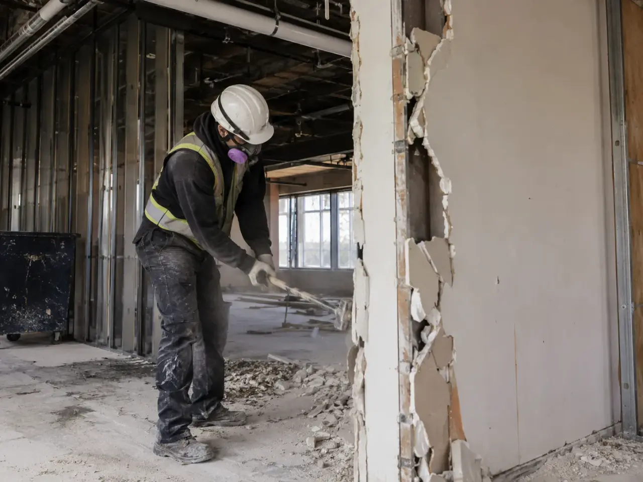 Which selective demolition method fits the condition? by Harrowgate Group