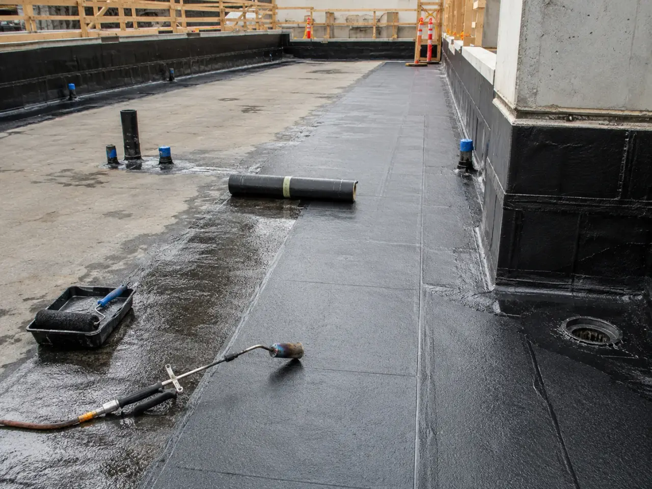 Which sheet and torch on waterproofing method fits the condition? by Harrowgate Group