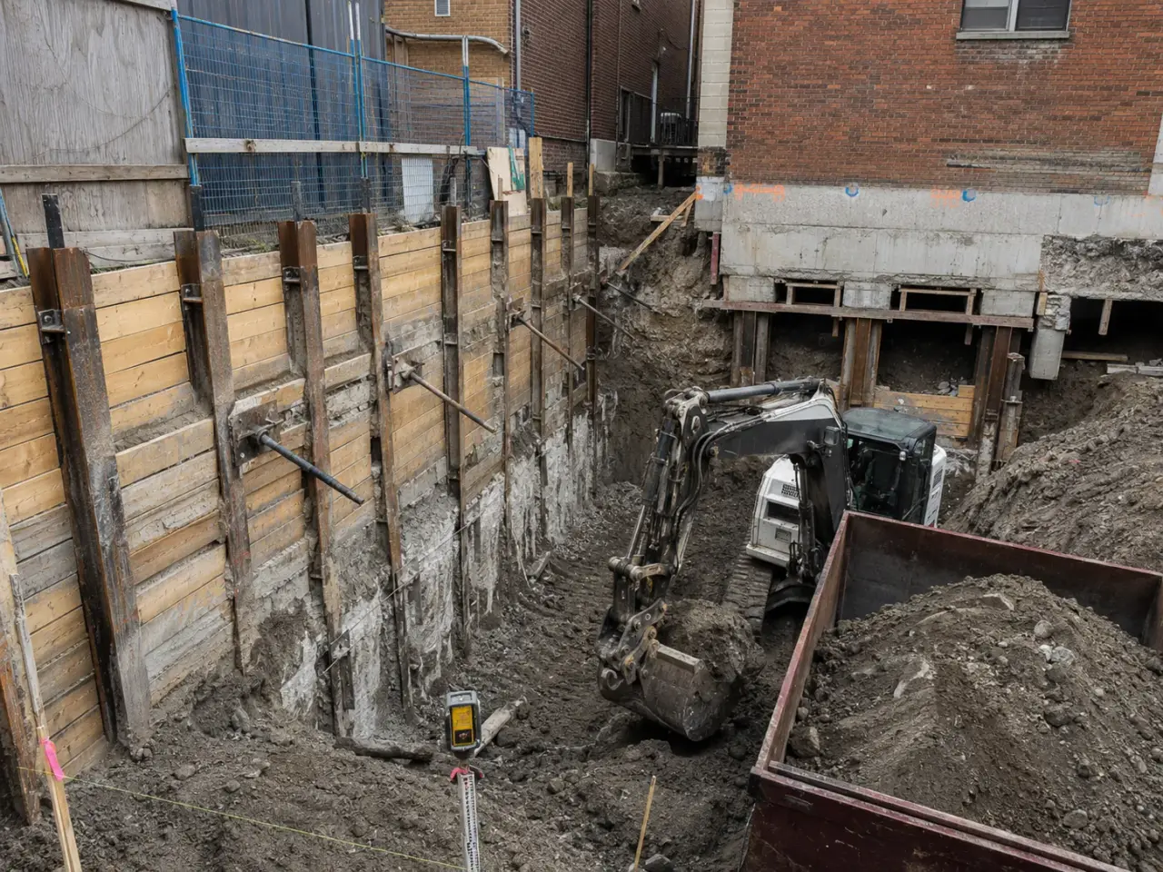 Which shoring and underpinning method fits the work? by Harrowgate Group
