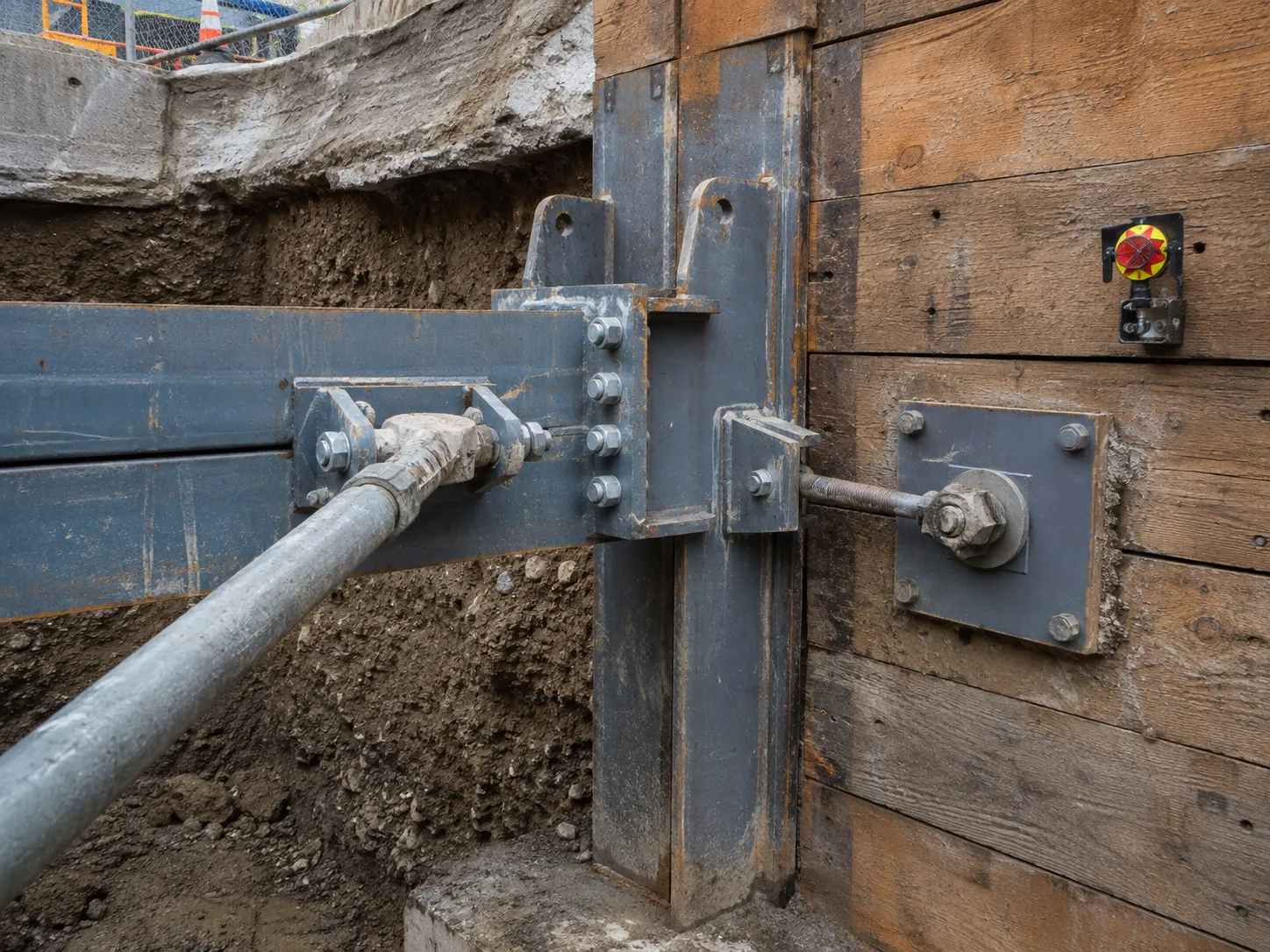 Shoring Design-Build in Milton being built and completed on site by Harrowgate Group