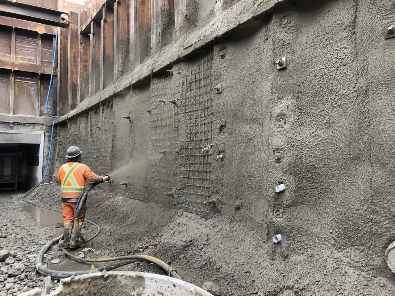 How we place structural shotcrete and gunite by Harrowgate Group