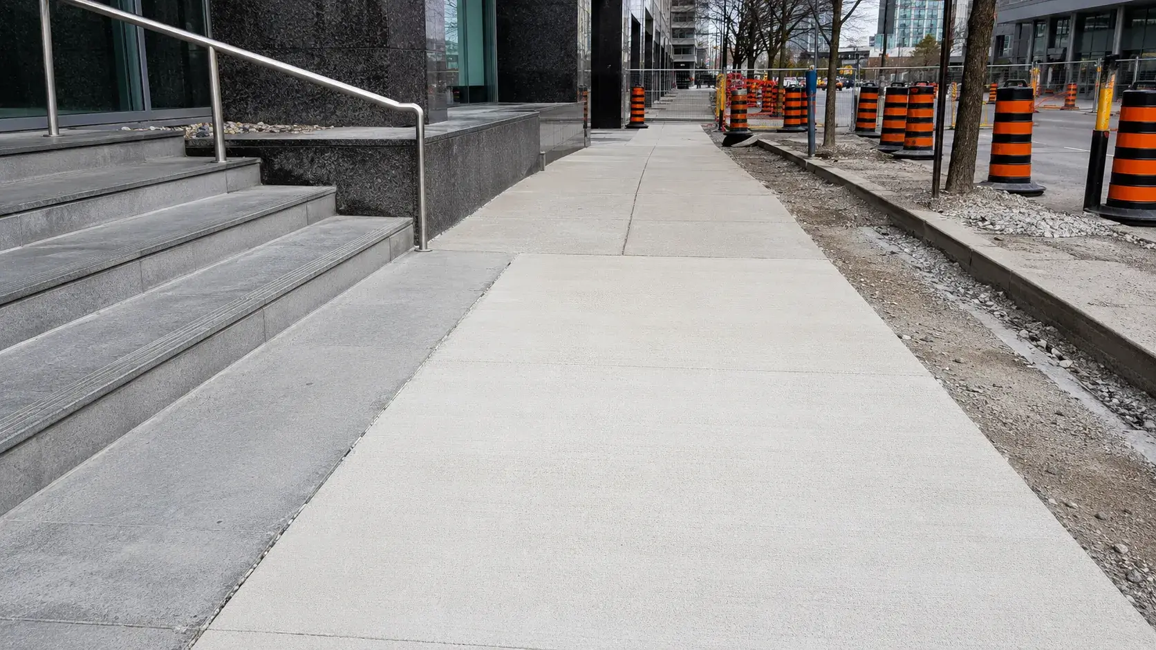 Sidewalk Repair and Trip Hazard Removal, completed by Harrowgate Group