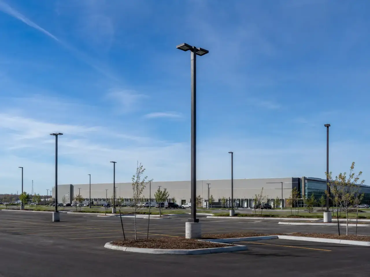 Which site and parking lot lighting method fits the condition? by Harrowgate Group