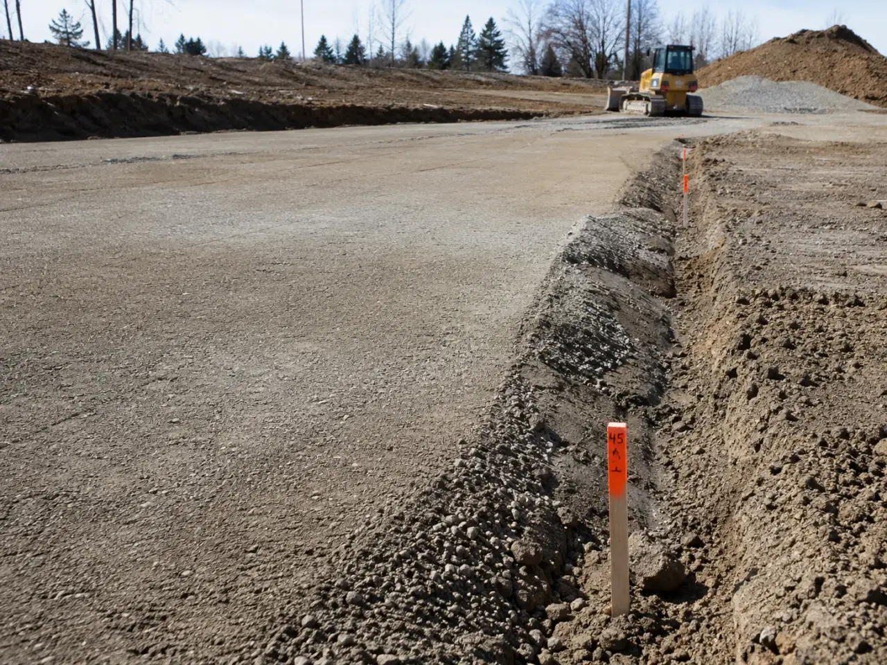 Site Grading and Earthworks being built and completed on site by Harrowgate Group