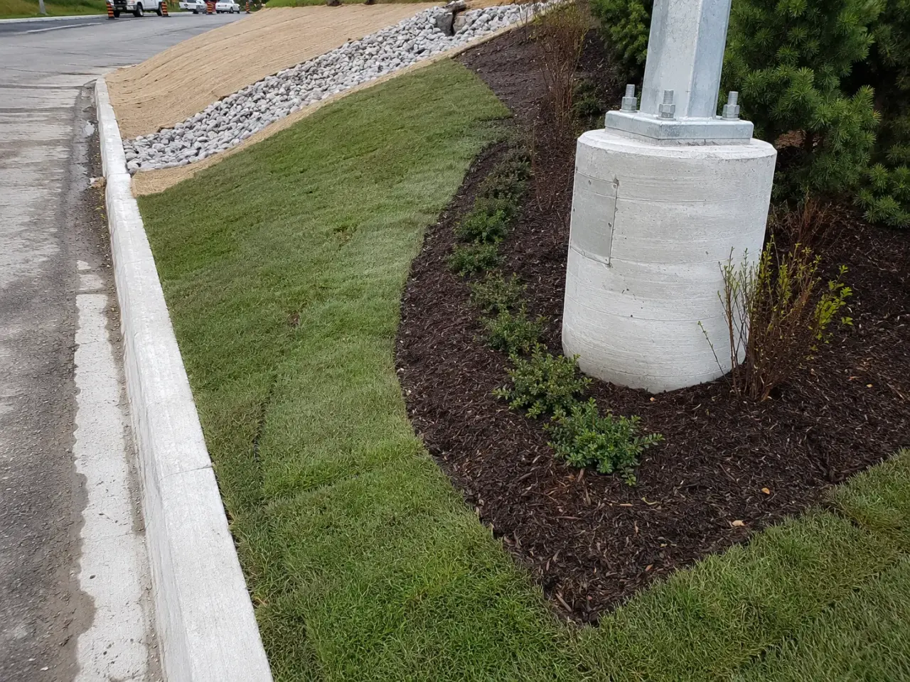 Site Restoration and Landscaping in Ajax being built and completed on site by Harrowgate Group