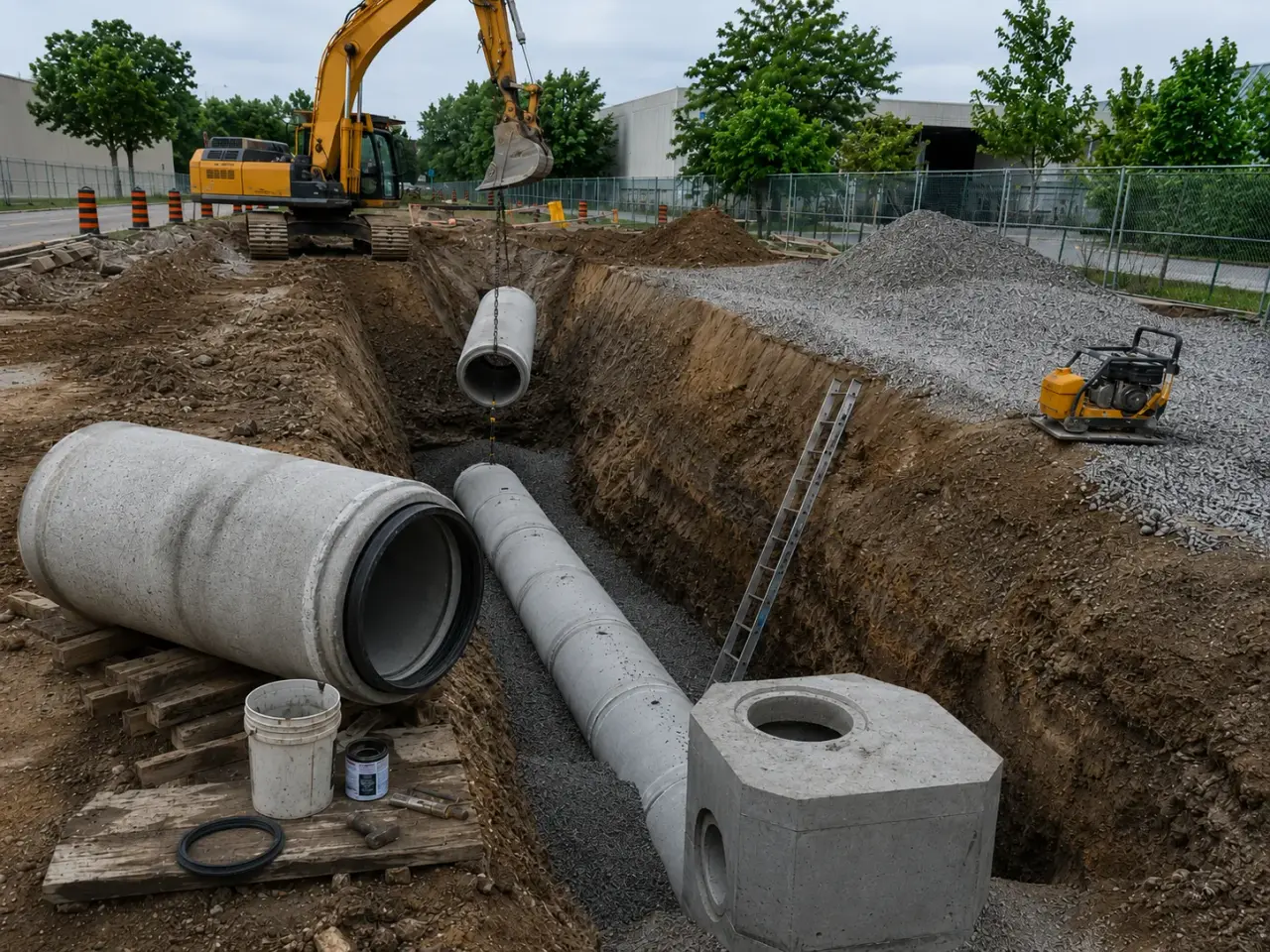 Which site servicing method is used? by Harrowgate Group