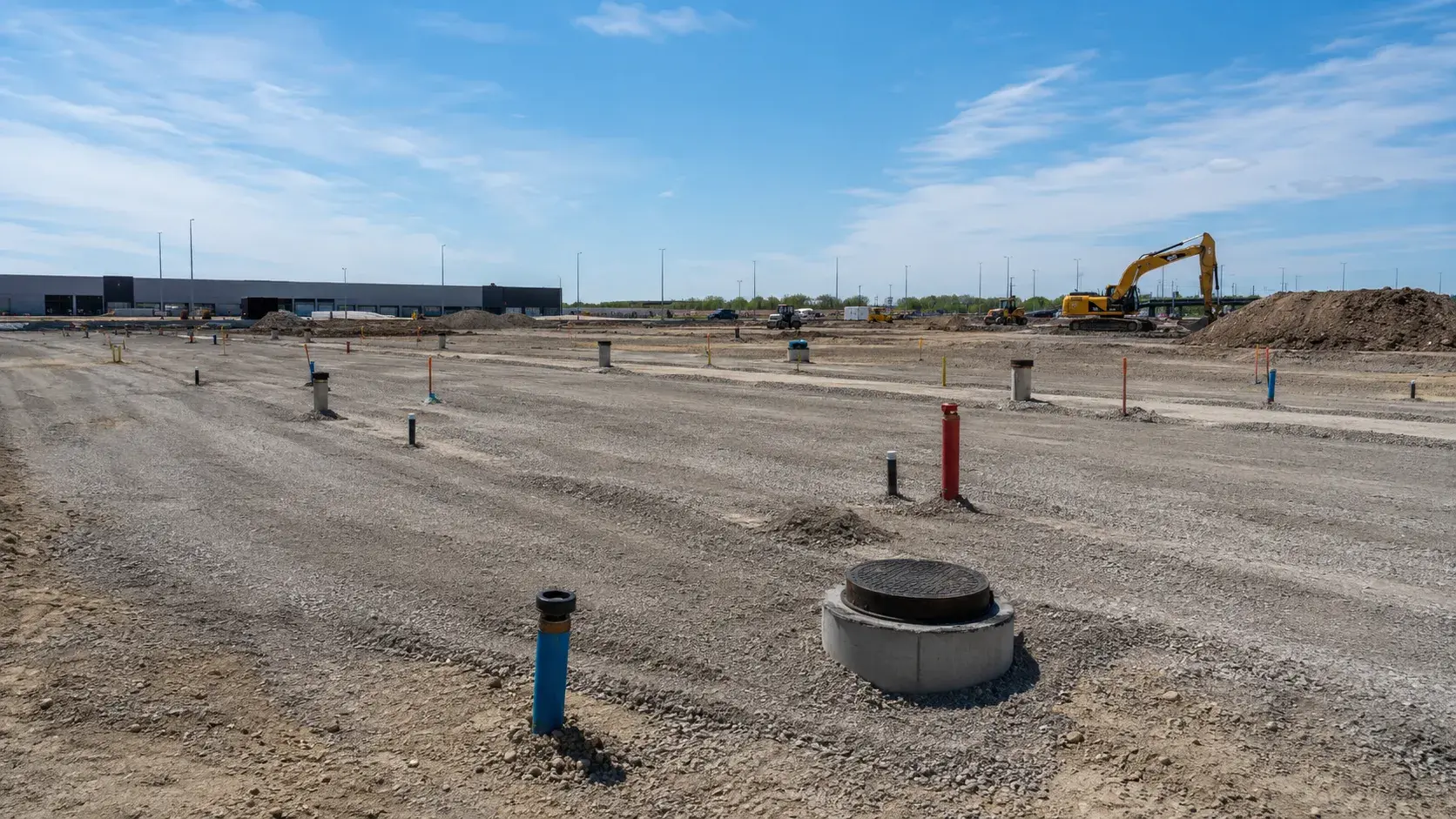 Site Servicing in Scarborough, Ontario, completed by Harrowgate Group
