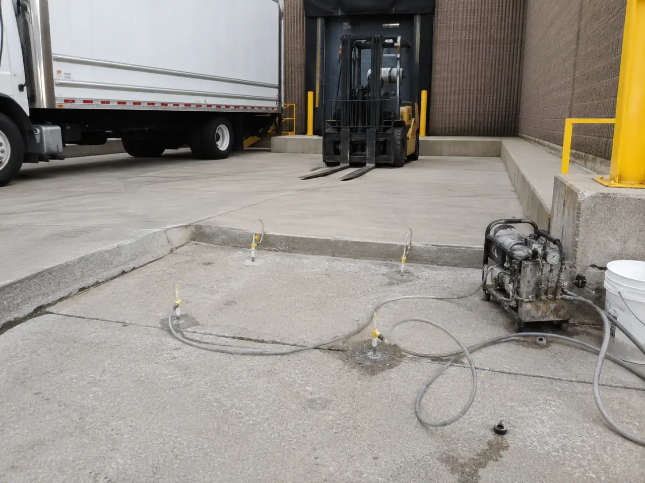 How we complete slab lifting and levelling by Harrowgate Group