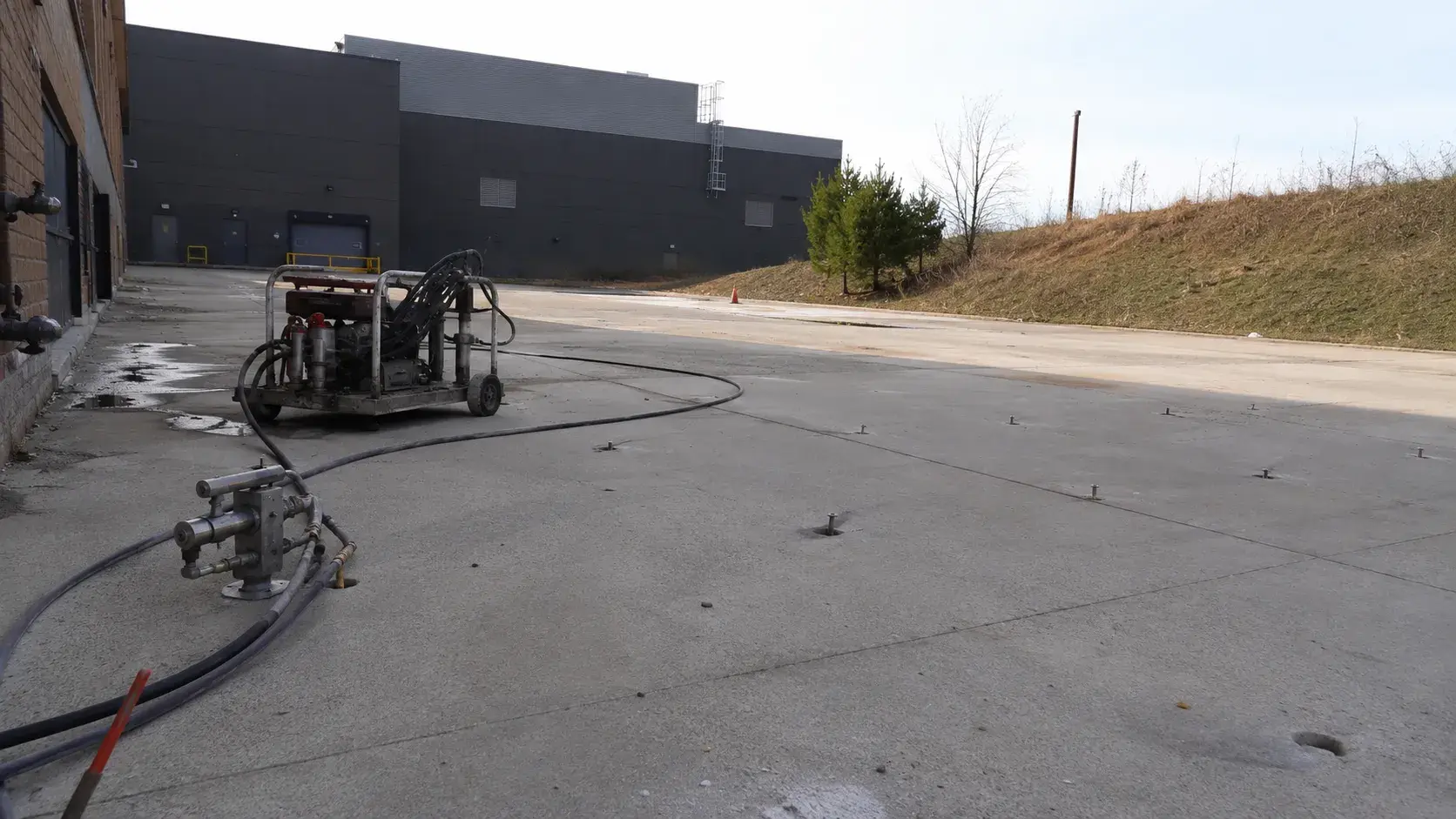 Slab Lifting and Levelling in Markham, Ontario, completed by Harrowgate Group